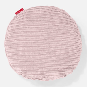 Round Scatter Cushion 50cm - Cord Blush Pink 01