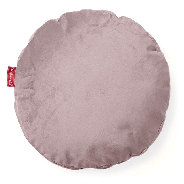Round Scatter Cushion 50cm - Velvet Rose Pink 01