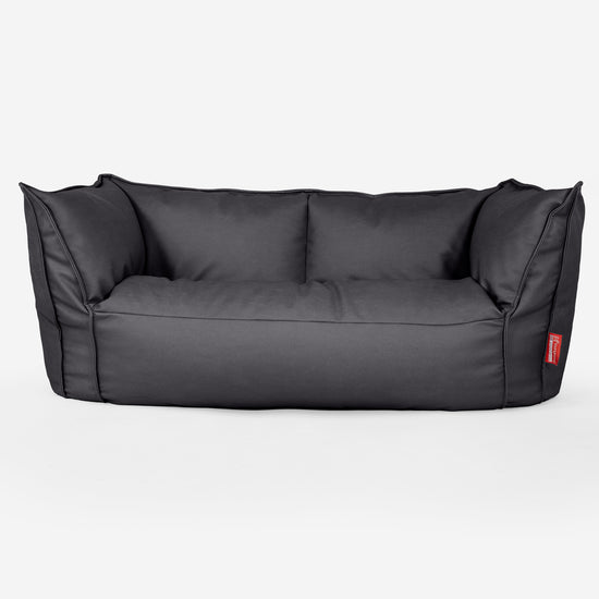 Ruben Bean Bag Sofa - Vegan Leather Black 01