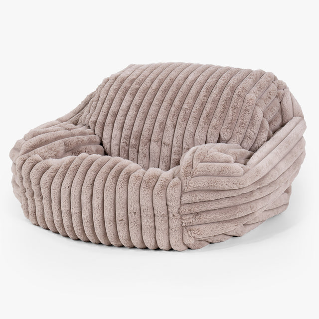 Sabine Bean Bag Armchair - Ultra Plush Cord Minky 02