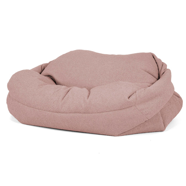 Sabine Bean Bag Sofa - Boucle Pink 02