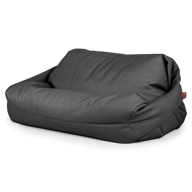 Sabine Bean Bag Sofa - Vegan Leather Black 01