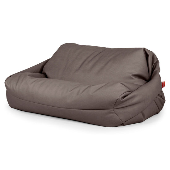 Sabine Bean Bag Sofa - Vegan Leather Chocolate 01
