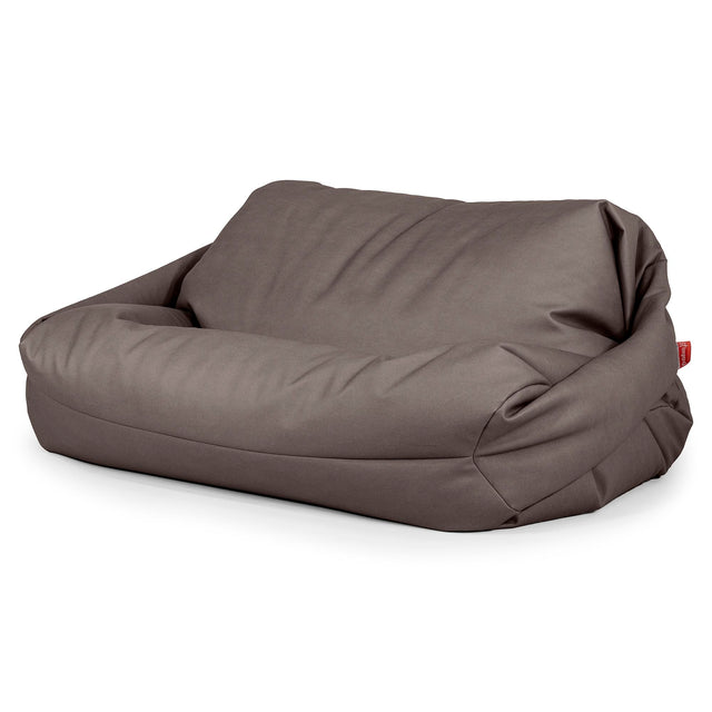 Sabine Bean Bag Sofa - Vegan Leather Chocolate 01