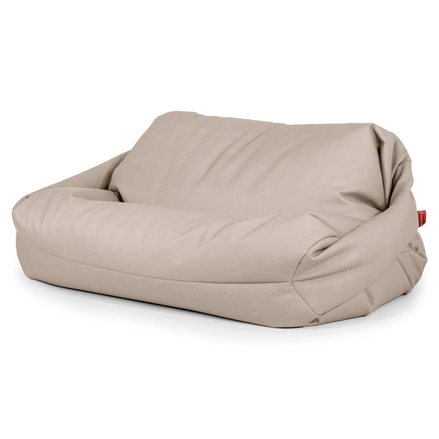 Sabine Bean Bag Sofa - Vegan Leather Ivory 01
