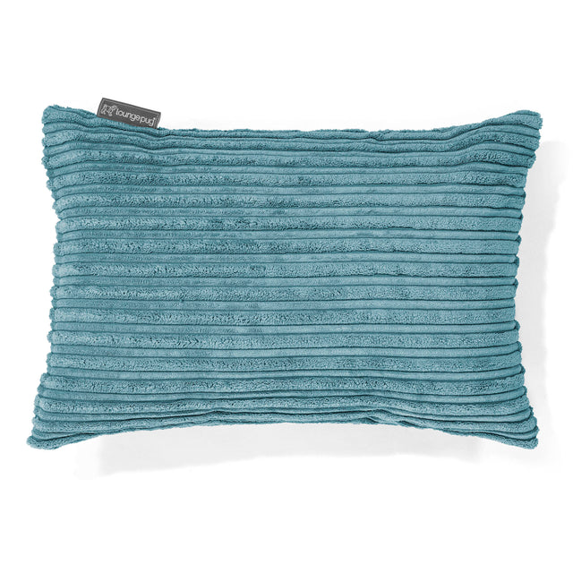 Rectangular Scatter Cushion Cover 35 x 50cm - Cord Aegean Blue 01