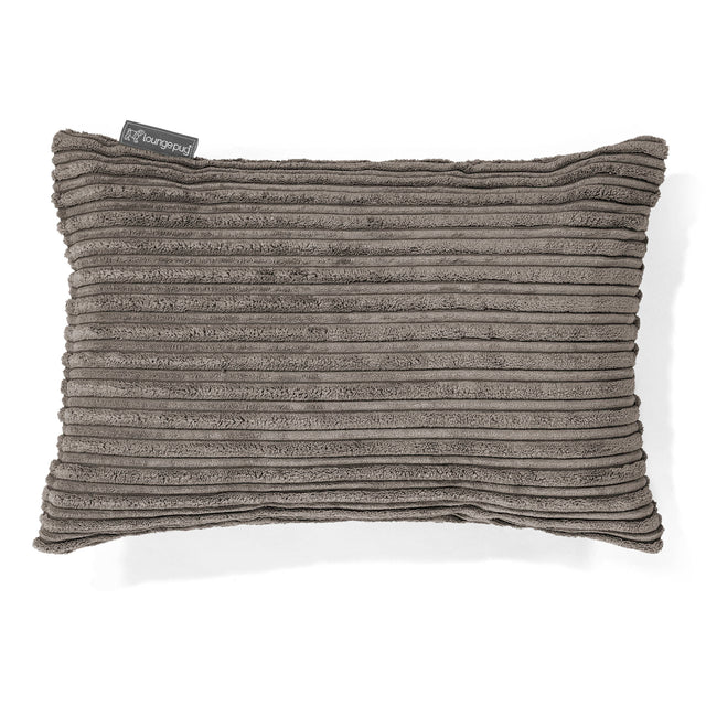 Rectangular Scatter Cushion Cover 35 x 50cm - Cord Graphite Grey 01