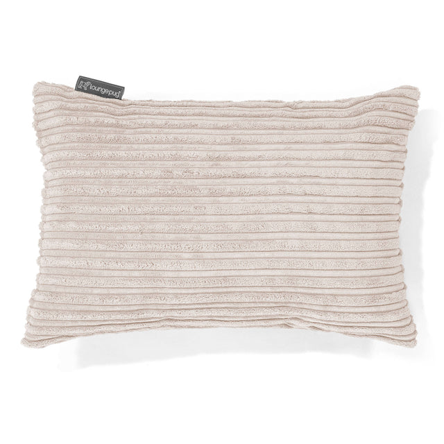 Rectangular Scatter Cushion Cover 35 x 50cm - Cord Ivory 01