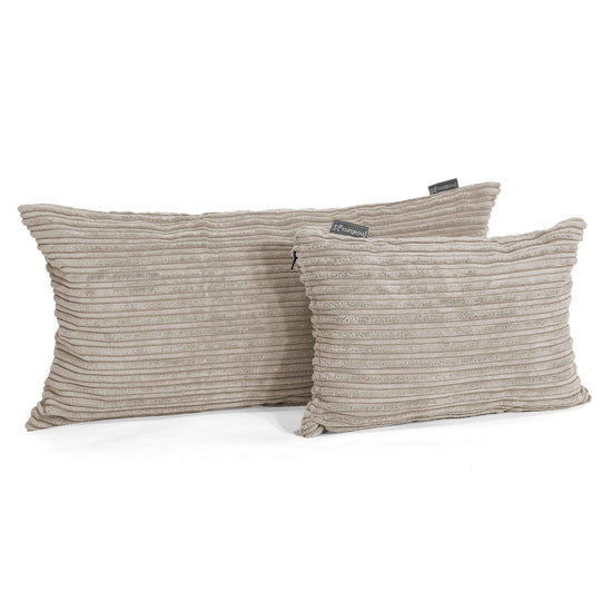 Rectangular Scatter Cushion Cover 35 x 50cm - Cord Mink 03