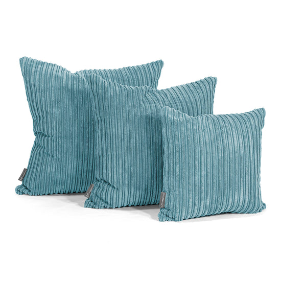 Scatter Cushion 47 x 47cm - Cord Aegean Blue