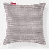 Scatter Cushion 47 x 47cm - Cord Aluminium Silver 01