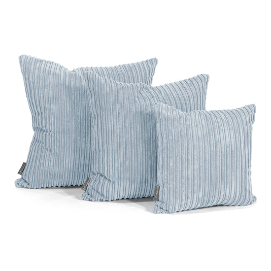 Scatter Cushion 47 x 47cm - Cord Baby Blue