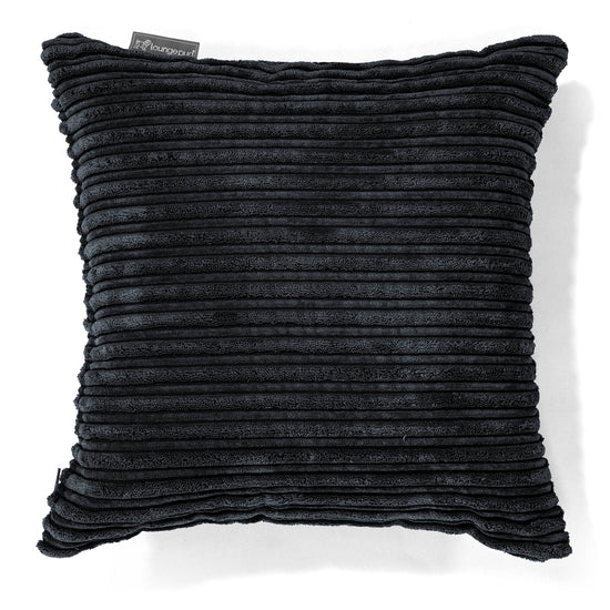 Scatter Cushion 47 x 47cm - Cord Black
