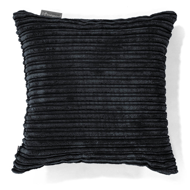 Scatter Cushion 47 x 47cm - Cord Black
