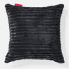 Scatter Cushion 47 x 47cm - Cord Black