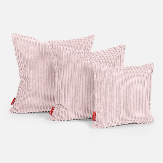 Scatter Cushion 47 x 47cm - Cord Blush Pink