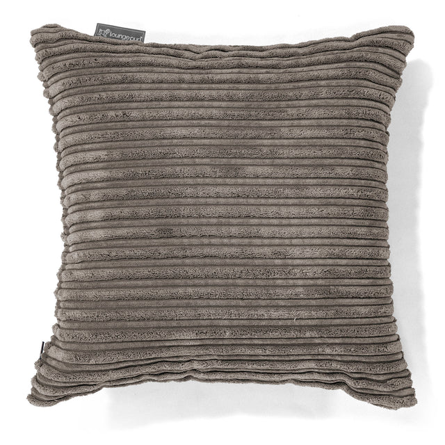 Scatter Cushion 47 x 47cm - Cord Graphite Grey