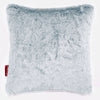 Decorative Cushion 47 x 47cm - Faux Rabbit Fur Dusty Blue