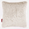 Decorative Cushion 47 x 47cm - Faux Rabbit Fur White