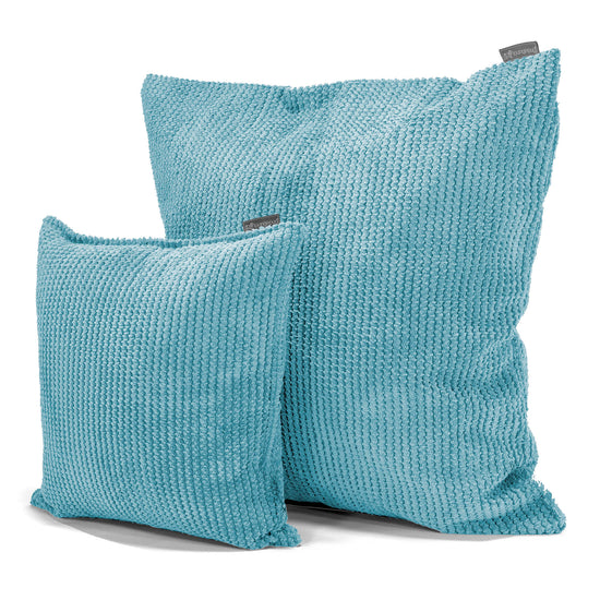 Scatter Cushion 47 x 47cm - Pom Pom Aegean Blue 02