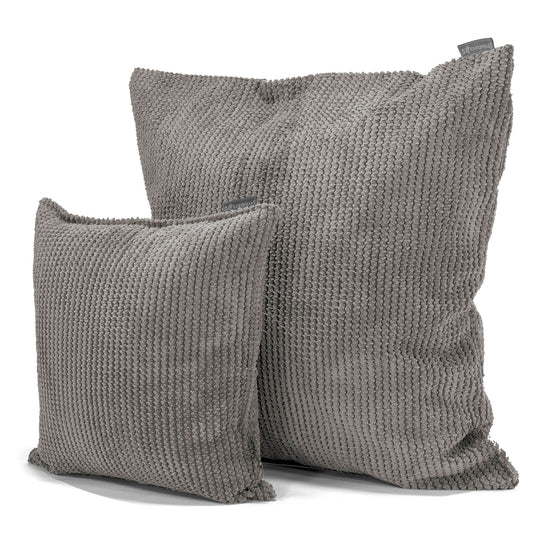 Scatter Cushion 47 x 47cm - Pom Pom Charcoal Grey 02