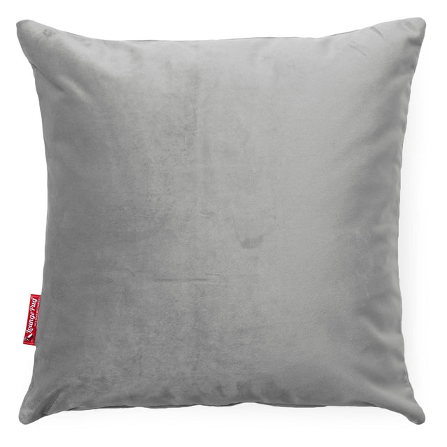 Throw Pillow 47 x 47cm - Velvet Silver