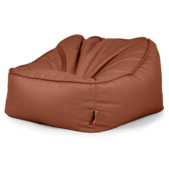 Sloucher Bean Bag Chair - Vegan Leather Chestnut 03