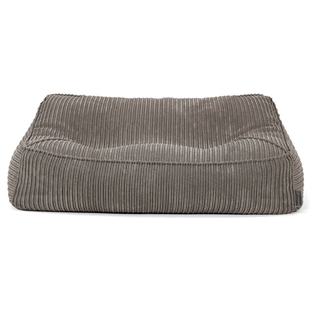 Sloucher Bean Bag Sofa - Cord Graphite Grey 03