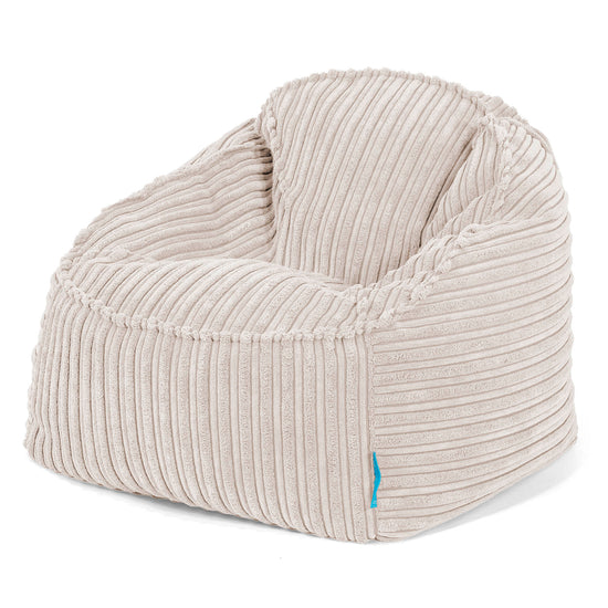 Sloucher Child's Bean Bag 2-6 yr - Cord Ivory 01