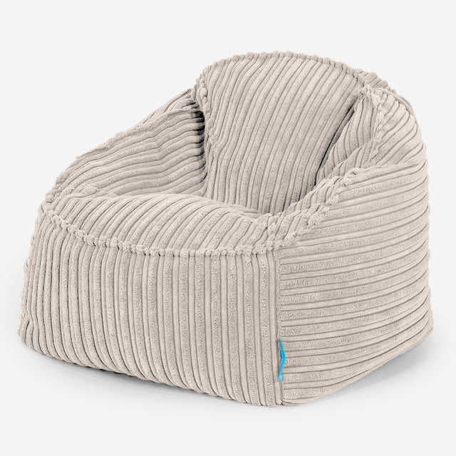 Sloucher Child's Bean Bag 2-6 yr - Cord Ivory 01