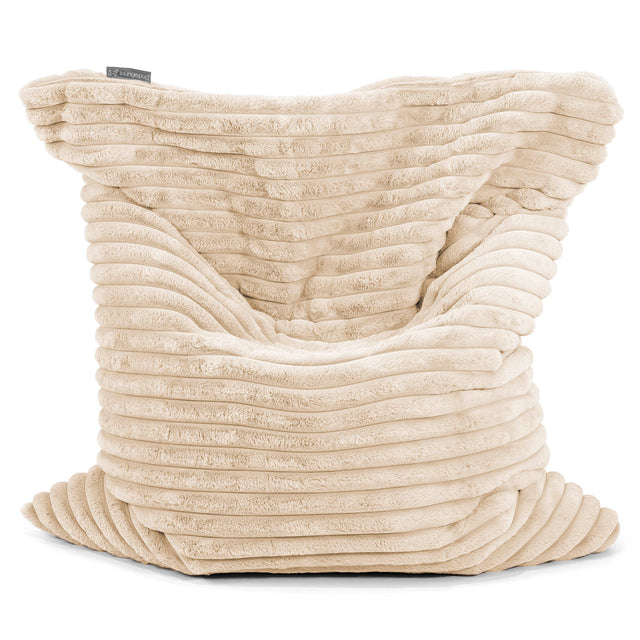 XL Pillow Beanbag - Ultra Plush Cord Cream 01