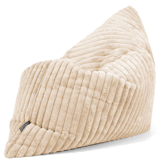 XL Pillow Beanbag - Ultra Plush Cord Cream 02