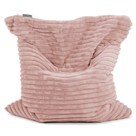 XL Pillow Beanbag - Ultra Plush Cord Dusty Pink 01