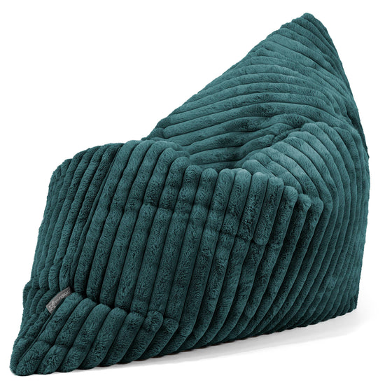 XL Pillow Beanbag - Ultra Plush Cord Teal 02