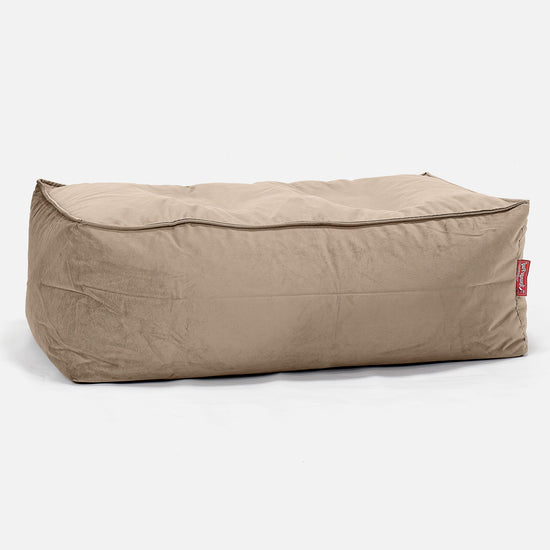 Large Footstool - Velvet Mink 01