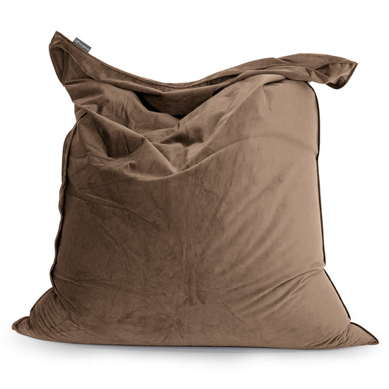 XL Pillow Beanbag - Velvet Espresso 01