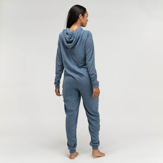 Women's Blue Jersey Onesie 06