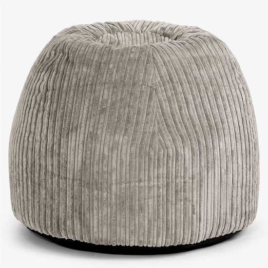 Desk Chair Pouf - Cord Mink 01