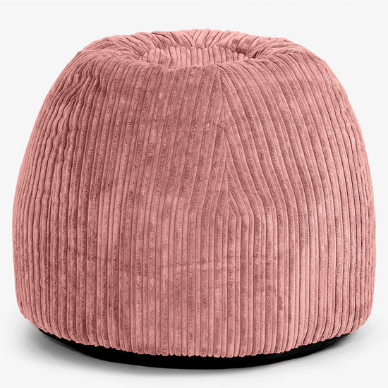 Desk Chair Pouf - Cord Peach 01