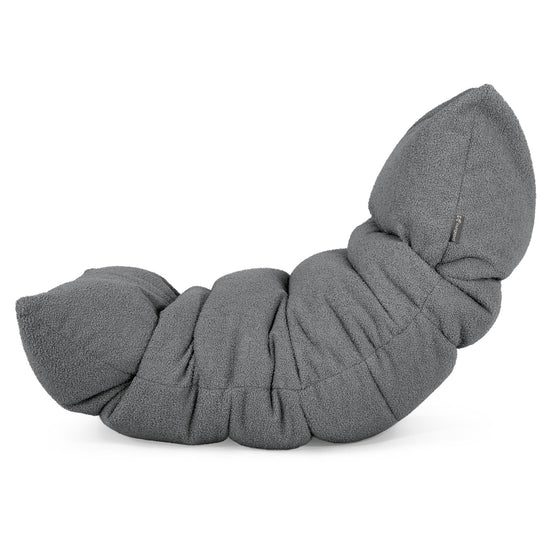 Eva Lounger Bean Bag - Boucle Grey 02