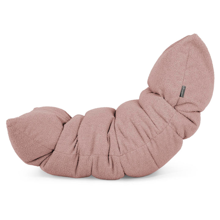 Eva Lounger Bean Bag - Boucle Pink 02