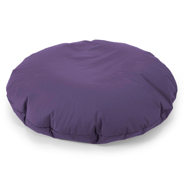 Flexforma Adult Round Floor Cushion Bean Bag - Easy Clean Purple 03