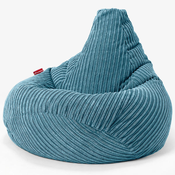 Highback Bean Bag Chair Replacement Cover - Cord 01