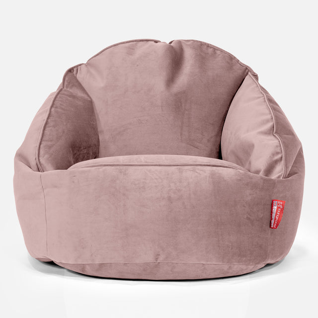 Bubble Bean Bag Chair - Velvet Rose Pink 01