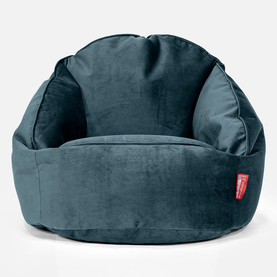 Bubble Bean Bag Chair - Velvet Teal 01