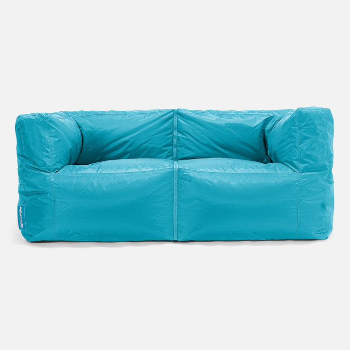 2 Seater Modular Sofa Bean Bag COVER ONLY - Replacement Bean Bag Cover 01