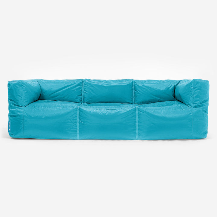 3 Seater Modular Sofa Bean Bag COVER ONLY - Replacement Bean Bag Cover 01