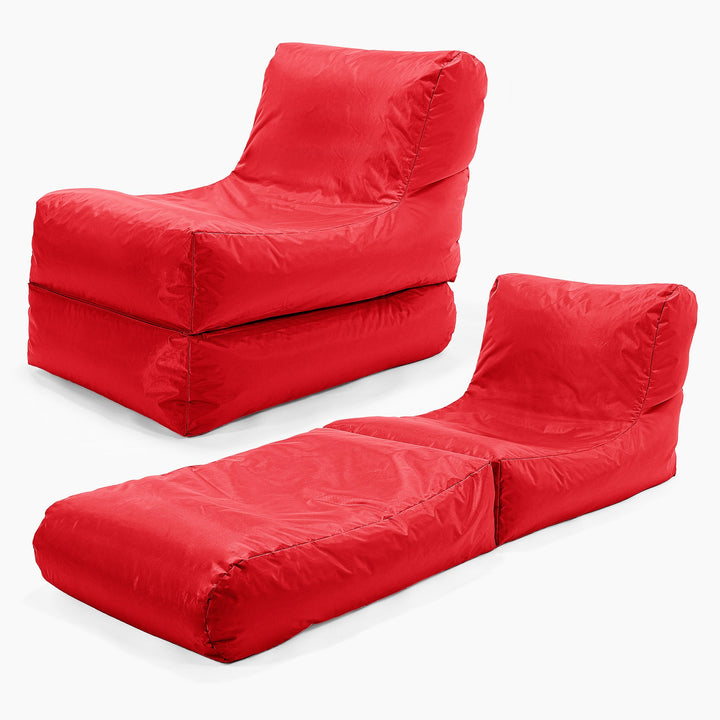 2 in 1 Garden Sun Lounger Bean Bag COVER ONLY - Replacement Bean Bag Cover 08