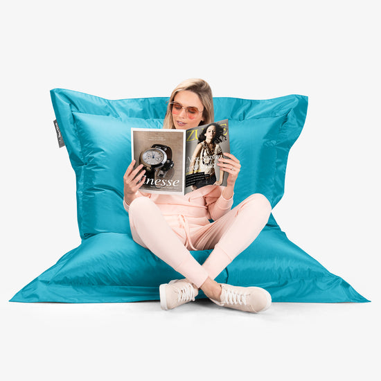 XXL Giant Outdoor Bean Bag - SmartCanvas™ Aqua Blue 05