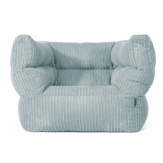 Louis Armchair Bean Bag - Cord Mint Green 01